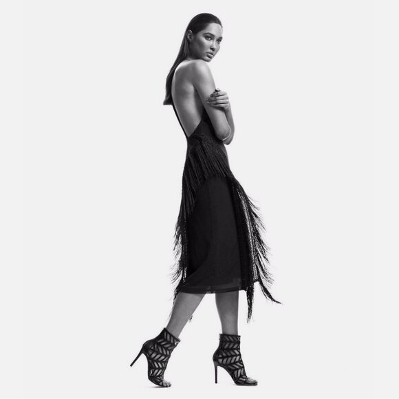 Blessed Are The Meek Primitive Fringe Midi Dress - Picture 6 of 12